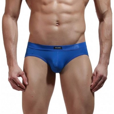 Boxer Briefs Men's Underwear- Soft Hipster Boxer Shorts Mnes Briefs Underpants - Blue-d - C219DHOUEOG