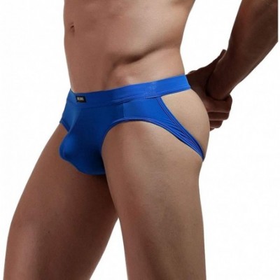 Boxer Briefs Men's Underwear- Soft Hipster Boxer Shorts Mnes Briefs Underpants - Blue-d - C219DHOUEOG