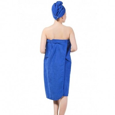 Robes Absorbent Microfiber Sexy Spa Bath Wrap Cover Up Towels Set Soft Fleece Terry Bathrobe Bath Towel Tube Dress Robe Night...