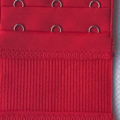 Accessories 3 Rows 3 Hooks Bra Extender-Universal Women Flexible Undearwear Extenders Straps Band Red - Red - CK18WC4R8RE