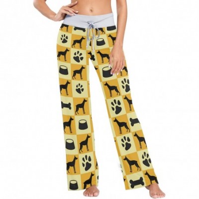 Bottoms Women Pajama Pants Sleepwear Comfy Casual Palazzo Lounge Pants Wide Leg - Color 9 - CD197NGUKSZ