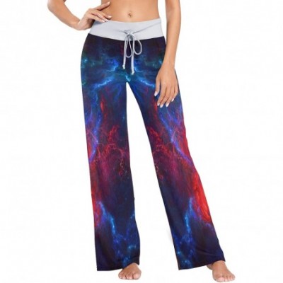 Bottoms Abstract Space Universe Women's Pajama Pants Loose Drawstring Lounge Pants Sleepwear - CB19C4YGS4X