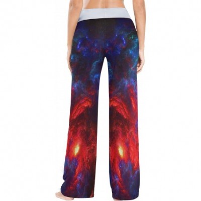 Bottoms Abstract Space Universe Women's Pajama Pants Loose Drawstring Lounge Pants Sleepwear - CB19C4YGS4X