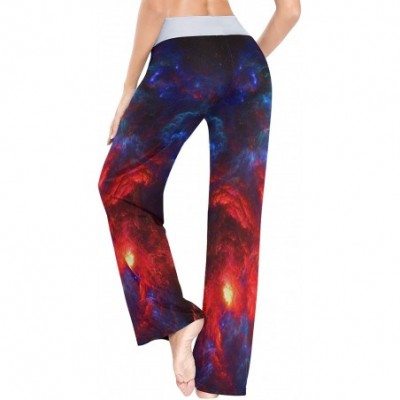 Bottoms Abstract Space Universe Women's Pajama Pants Loose Drawstring Lounge Pants Sleepwear - CB19C4YGS4X