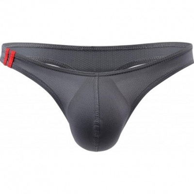 G-Strings & Thongs Men Sexy Mesh Breathable Personal Briefs Bikini G-Strings Thongs Jocks Tanga Underwear Shorts Exotic T-Bac...