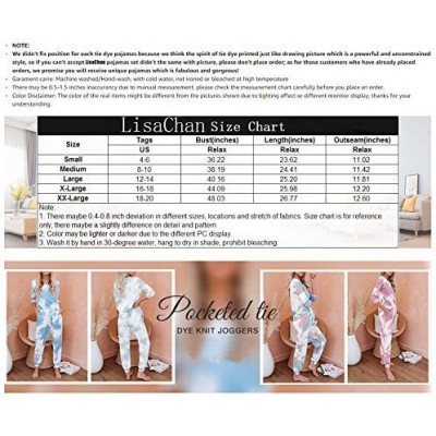 Sets Womens Tie Dye Printed Pajamas Set Top and Pants Pockets PJS Set Nightwear Sleepwear Loungewear - 9grey - C2199LTO4DS