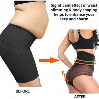 Shapewear Women's Bodysuit Shaper Tummy Control Seamless Shapewear Briefs High Waist - Black01 - CC18U440ASG