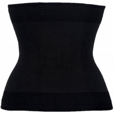 Shapewear Women's Waist Trainer Corset for Weight Loss Tummy Control Sport Workout Body Shaper - Black - C818540ZLI7