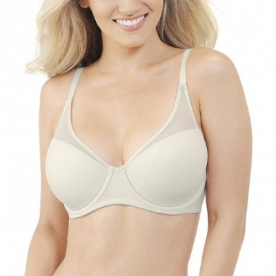 Bras Women's Breathable Luxe Full Coverage Padded Underwire Bra 75291 - Nl Coconut White - CA18H9LZOGQ