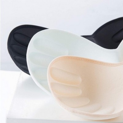 Bras Laxchic Ice Silk Air Bra Breathable Soft Tube for Women Sleep Comfortable with Removable Pads - Black+beige - CP190N49RM8