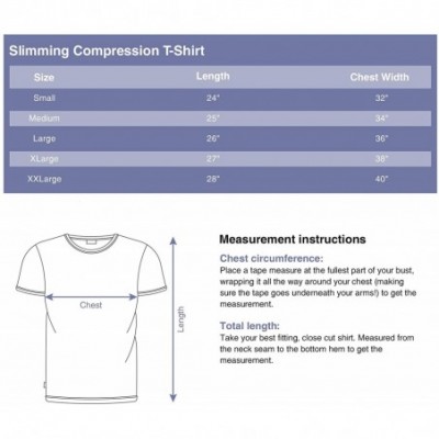 Shapewear Men's Light Compression Crew Neck Shirt - Slimming Tee (2 Pack) - White - CF18ESCZOR8