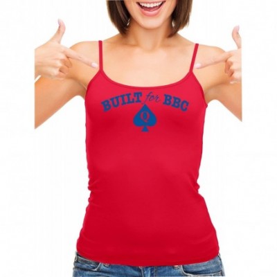 Camisoles & Tanks Built for BBC PAWG Queen of Spades QOS Red Camisole Tank Top - Royal Blue - CK198OT20UX