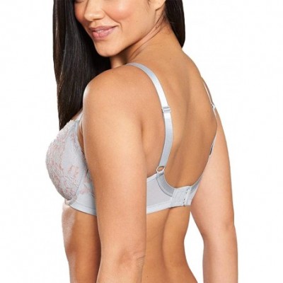 Bras Curves Claire 2-Tone Lace Non Padded Underwire Bra (D00768N) - Light Grey - CE18OE4E525