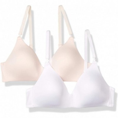 Bras Women's Elements of Bliss Wirefree Contour Bra - White/Rosewater - CS19075ZX4T