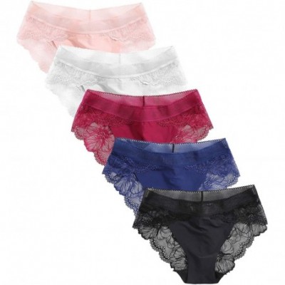 Panties Women's Underwear Lace Bikini Panties Silky Comfy Lace Briefs Pack of 5 - Smt-mc-1 - CY196DIDKWI