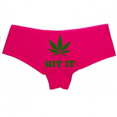 Panties Hit it Pot Marijuana Leaf roll Your Weed on it Underwear Sexy - Forest Green - CG18LTLXTQS