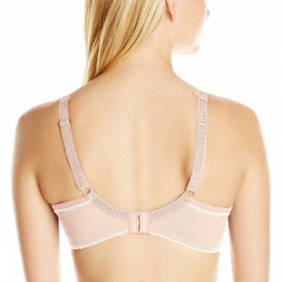 Bras Women's Deco Vibe Underwire Molded Plunge Bra With J-hook - Blush - C111O5PNRAR