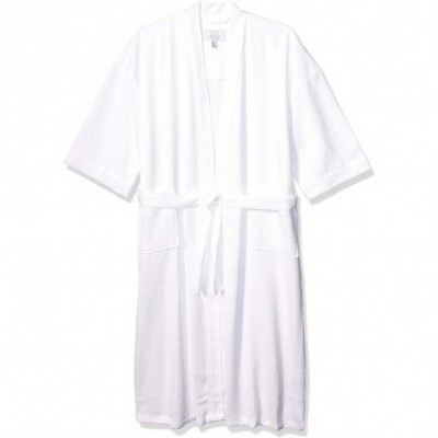 Robes Women's Melrose Terry Velour Shawl Robe Sleepwear - White 7 - CA18IADZLLN