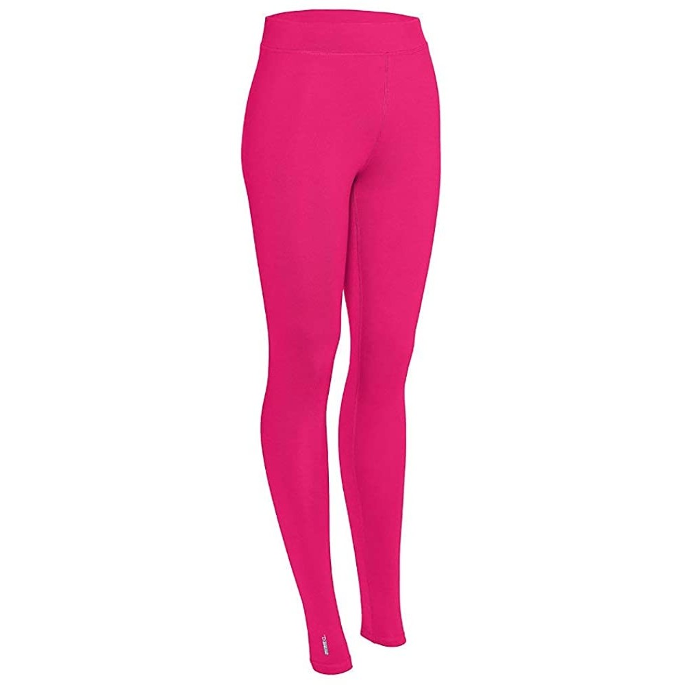 Thermal Underwear Womens Flex Weight Pant - Pop Art Pink - C718WR462CI