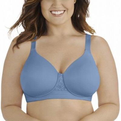 Bras Women's Beauty Back Full Figure Wirefree Bra 71380 - Pond - CL18GQWT5KE