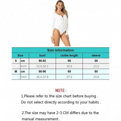 Shapewear Ribbed Knit Zipper Scoop Neck Stretchy Long Sleeve Women Bodysuit - White - CY18RRKNWH0