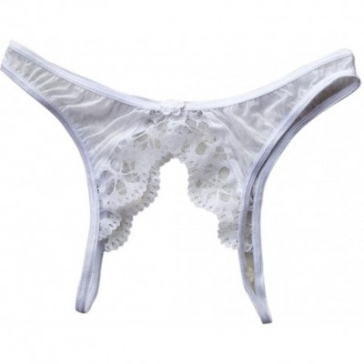 Panties Women Panties Sexy Thongs G-String Panties Lace Lingerie Underwear - White - CU189YSE4YU