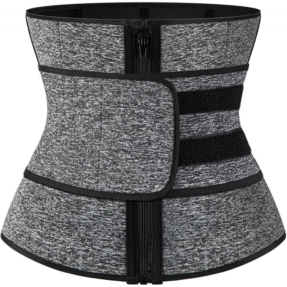 Shapewear Waist Trainer Corset Trimmer Belt for Women Alpha Therapy Waist Cincher Sauna Sweat Belt Sports Girdle Weight Loss ...