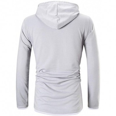 Boxer Briefs Fashion Men's Hoodie Gym Fitness Workout Loose Short Sleeve - Slimming Polyester Technology Lightweight Muscle T...