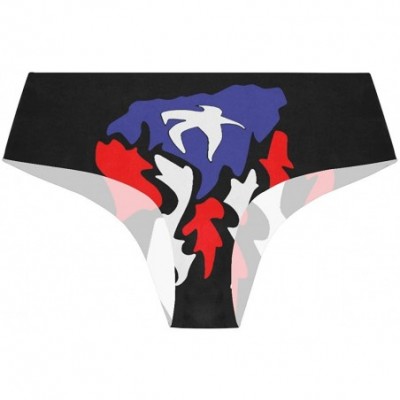 Panties Women Funny Briefs Retro Puerto Rico Flag Soft Invisible Seamless Underwear Panties - Puerto Rico - CS18ZW6WR8L