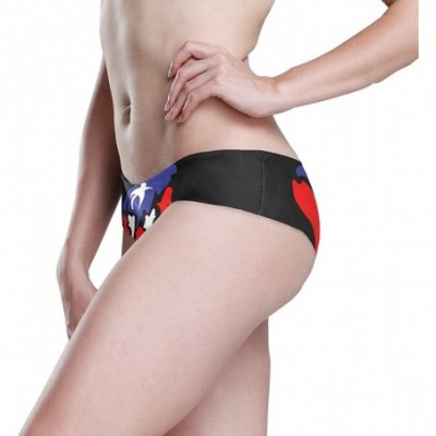 Panties Women Funny Briefs Retro Puerto Rico Flag Soft Invisible Seamless Underwear Panties - Puerto Rico - CS18ZW6WR8L