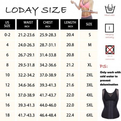 Bustiers & Corsets 6 Rows of Hooks Body Shaper Waist Training Cincher Tank Top Sculpts Cute Curves - Beige(plus Size) - CL17A...