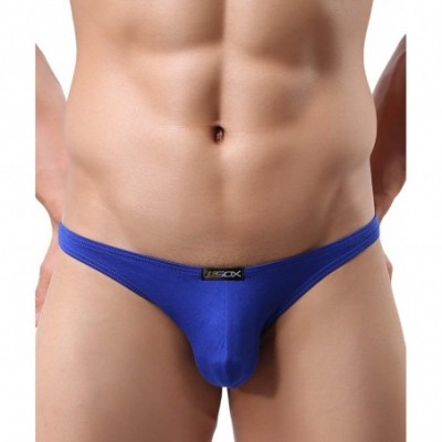 G-Strings & Thongs Men's High-Leg Opening Bikini Underwear Sexy Brazilian Back Mens Underwear - Wh+re+bu - CO18X95CM3K