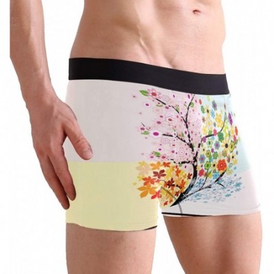 G-Strings & Thongs Men's Boxers Briefs Men Boxer Shorts Mens Trunks Tropical Surfing with Palm Trees - Snowflake Four Season ...