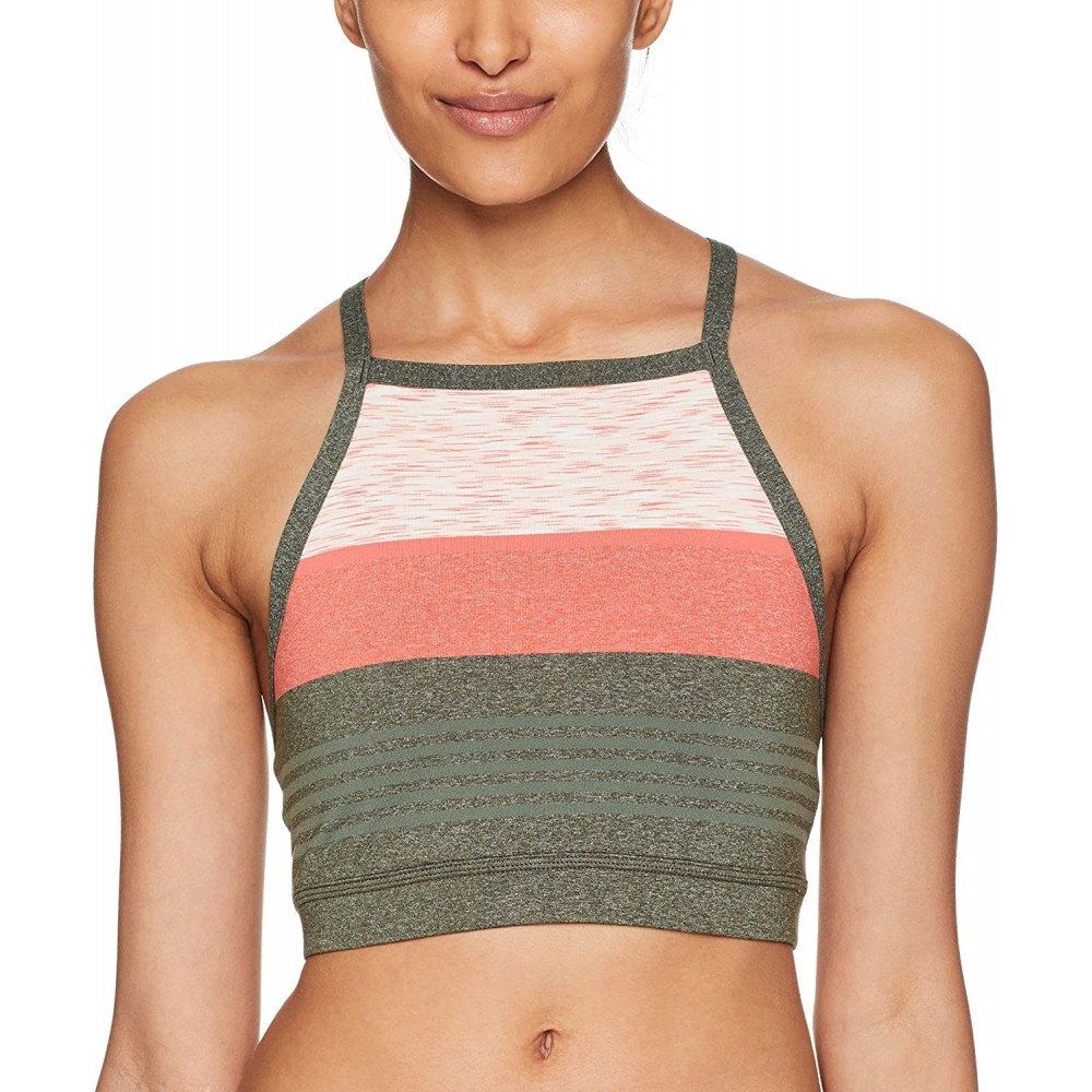 Bras Womens Alois Bralette - Forest Heather Stripe - CL182XNK6WT