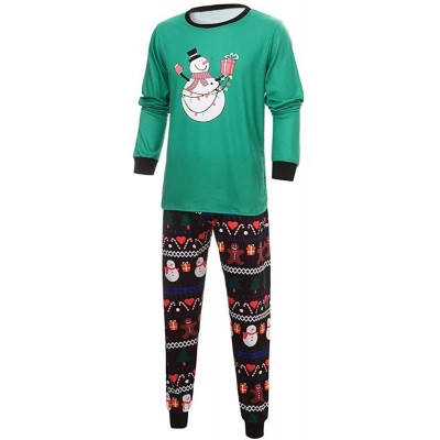 Sleep Sets Christmas Pajamas for Family Long Sleeve Loose Casual Blouse + Pants/Romper Family Clothes for Christmas Pjs Party...