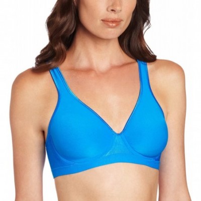 Bras Women's Comfort Revolution Underwire Bra with Smart Sizes - Electric Blue - CT11ISXF33H