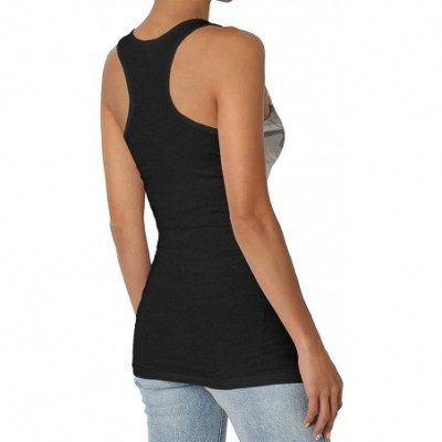 Camisoles & Tanks Gojira Summer Women's Fashion Personality 3D Printed Vest - Black - CD19D6865XG