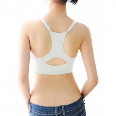 Bustiers & Corsets Vest 2020 Summer Popular Yoga Wrap Chest Womens Sports Bra - White5345 - C818RUKIGZ7