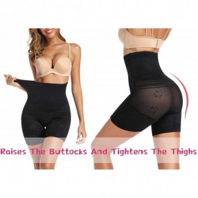 Shapewear Body Shaper for Women Tummy Control Shapewear Slip Shorts Thigh Slimmer Hi-Waisted Panty - Black - CE18L2GGUR0