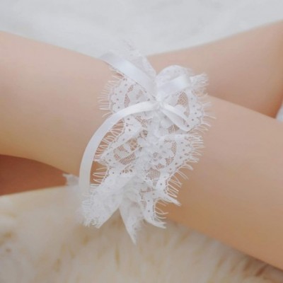 Garters & Garter Belts Sexy Lace Wedding Garter Bridal Garters for Bride Party Prom Leg Garter - 2-off White - CL18H5KRS66