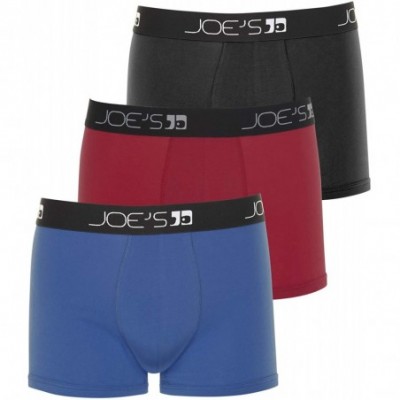 Trunks Jeans Underwear Cotton Stretch Trunks - 3 Pack (52032) - Black / Strong Blue / Chili Pepper (Bsc) - CD18LGK0CNR