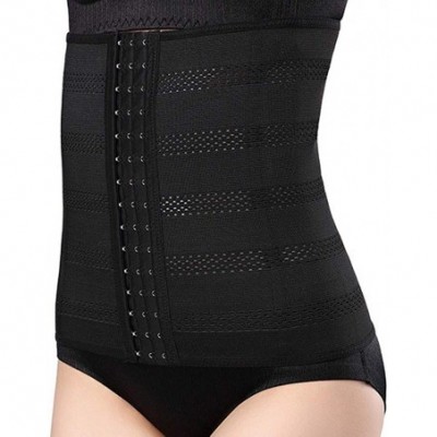 Shapewear Women's Underbust Corset Shapewear High Waist Training Trainer Sport Girdle - Black - C118SWD0D9X