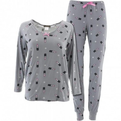 Sets Juniors Novelty Polysuede Pajamas - Charcoal - CH18W680SCZ