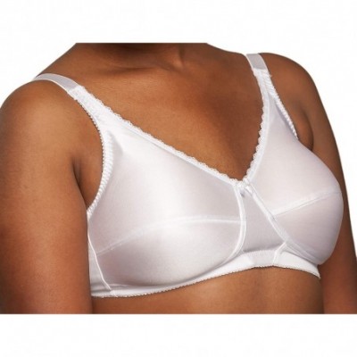 Bras 630 Plain Soft Cup Mastectomy Pocket Bra (Multiple Sizes & Colors) - White - C6115CCRHRH