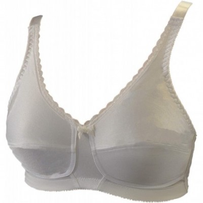 Bras 630 Plain Soft Cup Mastectomy Pocket Bra (Multiple Sizes & Colors) - White - C6115CCRHRH