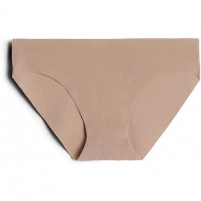 Panties Womens Raw-Cut Cotton Briefs - Natural - 044 - Soft Beige - CY17WX80SZN