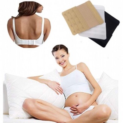 Bras 4Hook Bra Extenders low back bra converter Soft Elastic Band Bra Straps 3pcs - C518AZRM76G