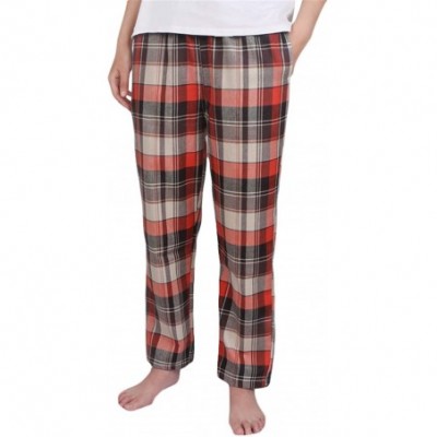 Bottoms Womens Pajama Pants Cotton Plaid Lounge Bottoms - Nr.1 - CA18RT49W8I