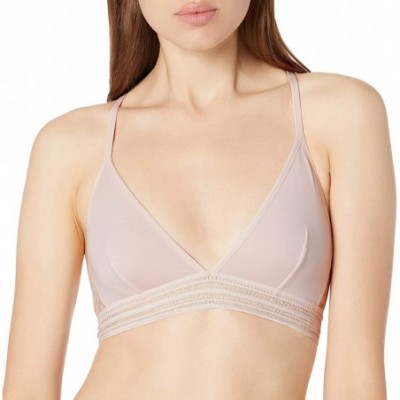 Bras Women's Non Wire Bralette with Back Detail (for A-C cups) - Pink - CH17YLWQQCS