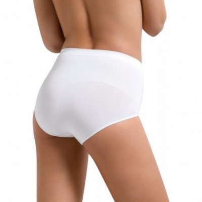 Shapewear Two Briefs Women's Panty Firm Control Seamless Made in Italy - 1 White- 1 Beige - CW18IK45LM2